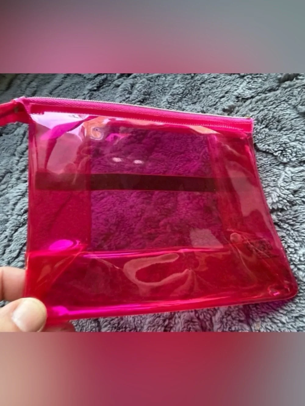 Prada Candy - Hot Pink Cosmetic Bags Set of 2